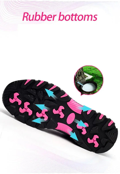 Safety Shoes for Women Indestructible  Steel Toe Sneakers Puncture Lightweight Boots Female Pink Small Size Safety Shoes