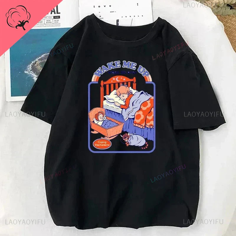 Classic Vintage 90s Tshirt Women Men Grim Evil Series Tops Nostalgia Scary Alien Supernatural Graphic Tee Popular Halloween Tees