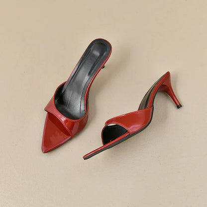 Women's High Heels Summer Women Fashion Classic Pointy Open Toe Stiletto Heels Sexy Women's Party Women's Sandals