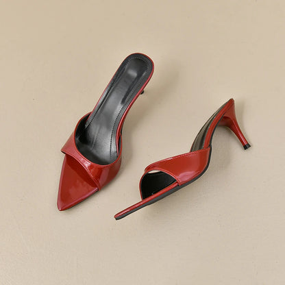 Women's High Heels Summer Women Fashion Classic Pointy Open Toe Stiletto Heels Sexy Women's Party Women's Sandals
