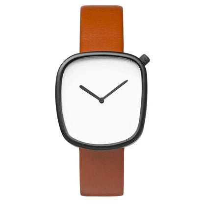 Watch Minimalist Men's Square Fashion Ultra thin Watch Minimalist Women's High Quality Elegant Quartz Watch Clock Gift