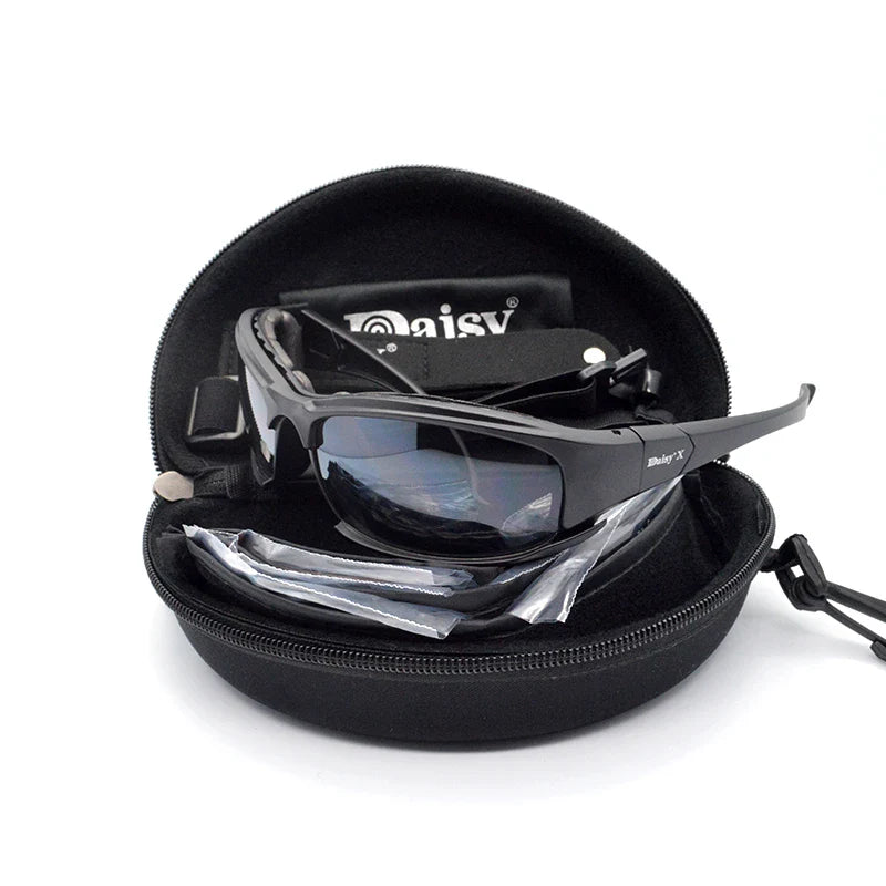 Glasses Shooting Airsoft Hunting Safety Glasses Hiking Sunglasses 4 Lens