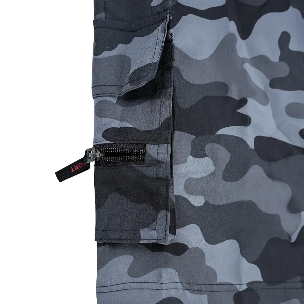 Men's Summer Tactical Cargo Shorts Military - Inspired Fashionable Pockets Camouflage for Jogging, Hiking & Work