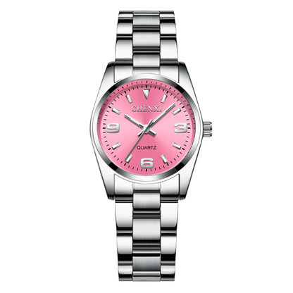 6 Colors Watch Luxury Women's Casual Watches Waterproof Watch Women Fashion Dress Rhinestone WristWatch CX021B