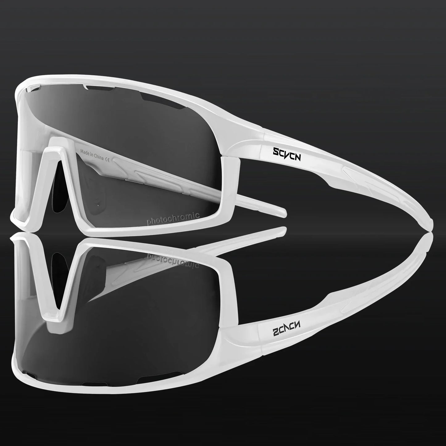 Photochromic Cycling Sunglasses Cycling Glasses UV400 Bicycle Eyewear Sports MTB Outdoor Bike Goggles Sunglasses Eyepieces