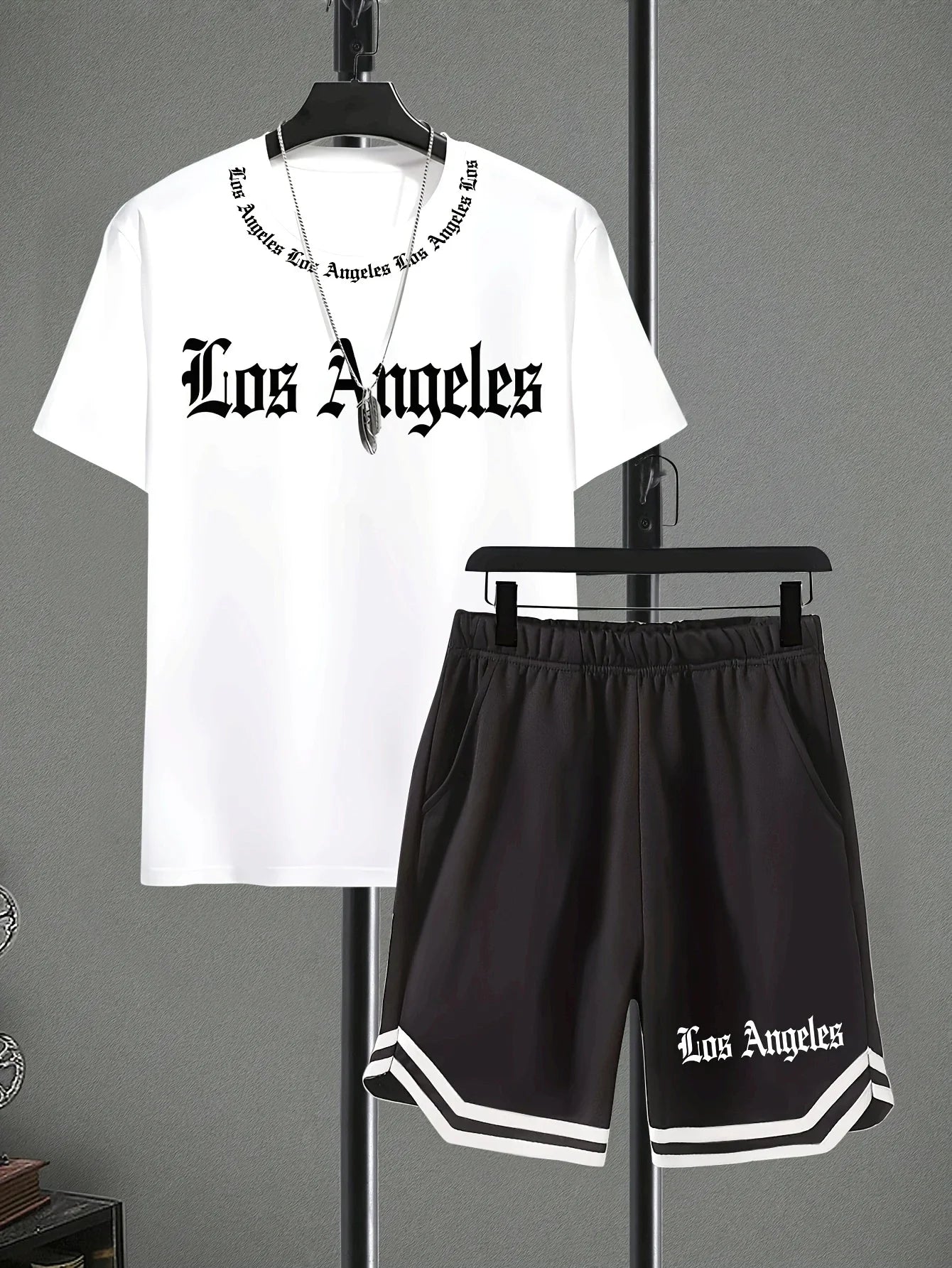 youth set for Summer 2025 featuring letter prints is a vibrant and fashionable streetwear