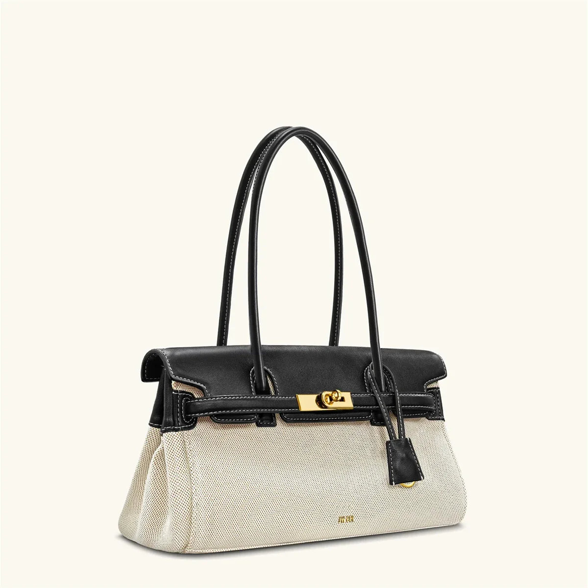 Women's 2026 New Yara Underarm Bag Large Capacity Breadstick Bag Small Design Trendy Lock Buckle Soft Leather Handbag