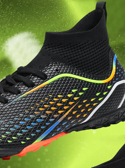 Soccer Shoes FG/TF Man Outdoor Training Football Boots Woman Sneakers Ultralight Non-Slip Sport Turf Soccer Cleats Large Size