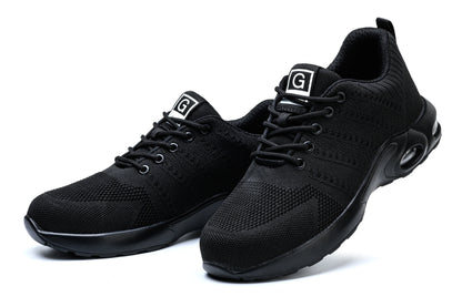 Hot Safety Work Shoes for Men & Women - Steel Toe Anti-Puncture Breathable Sneakers with Air Cushion Comfort Gift
