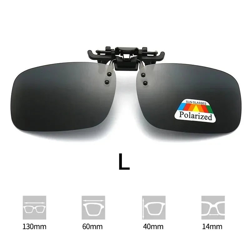 Sunglasses Myopia Glasses Clip Driver Fishing Night Vision Myopia Clipon Sun Shading Eyeglasses
