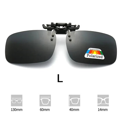Sunglasses Myopia Glasses Clip Driver Fishing Night Vision Myopia Clipon Sun Shading Eyeglasses