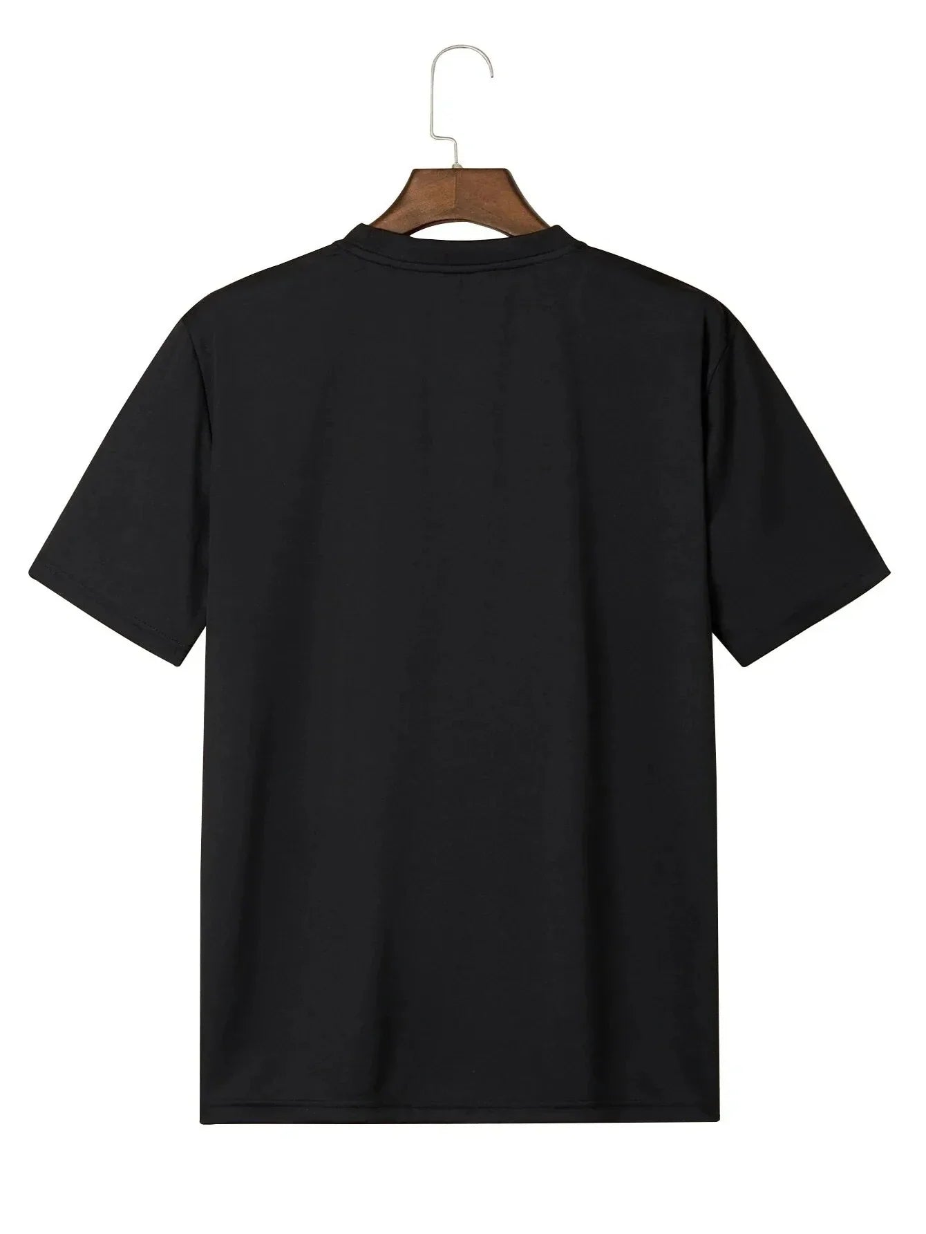 California Letter Printed Summer Men's Cotton Short Sleeve Casual Sports Tops Loose Large Comfortable Round Neck T-shirt