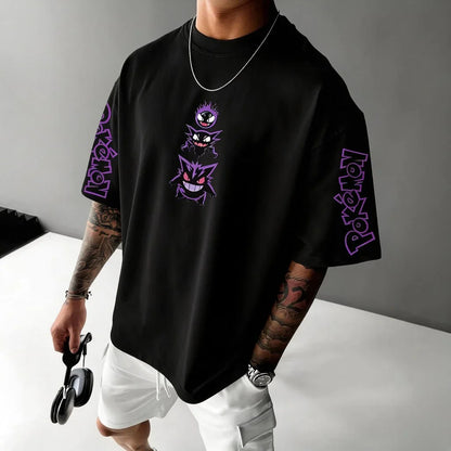 Animated Product Derivative - Men's and Women's Summer Fashionable Street T-shirts of High Quality and Versatile Fit