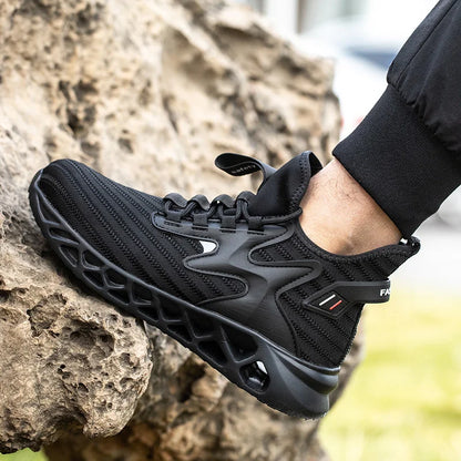 Anti-Puncture Anti-smash Safety Shoes Steel Toe Boots for Men Comfortable Work Sneakers Industrial Shoes for Construction Site