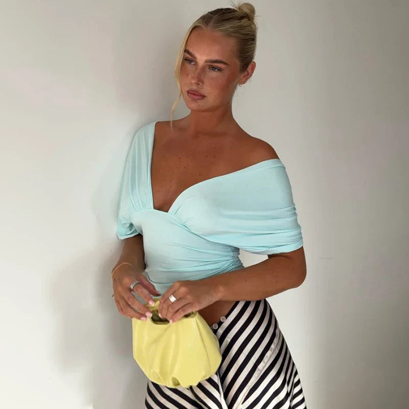 Halter Neck Backless Sexy Vest Women's Summer Slim Strappy Fashion Elasticity V-Neck Vest Solid Vacation Party Female Top 2026
