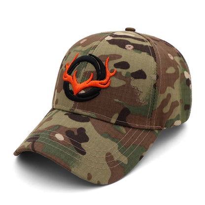 Baseball Cap Fishing Caps Men Outdoor Hunting Camouflage Jungle Hat 3D Deer Embroidery