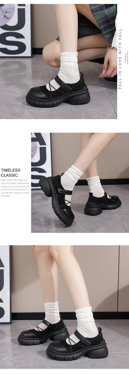 2026 Women Hot Seller Thick Soled Mary Jane Small Leather Shoes British Wind Fashion with New Single Shoe Tide Shoes for Women