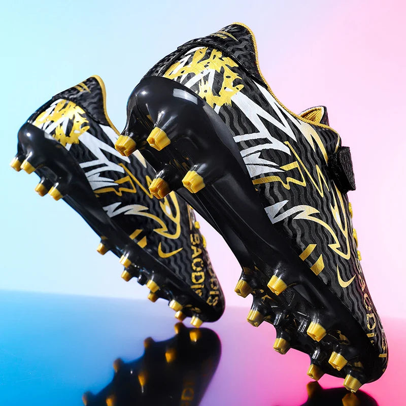 New Men Kids Soccer Shoes Non-Slip Football Boots Ultralight Cleats Match Grass Boys Professional Training Shoes Drop Shipping