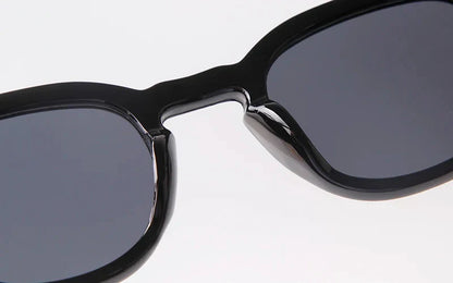 Fashion Transparent Blue Round Sunglasses Women Men 2024 Retro Rivet Tortoise Small Square Sun Glasses UV400 Lunettes De Soleil