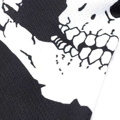 Halloween Skull Print Balaclava Cosplay Costume Ghost Full Face Bike Face Mask