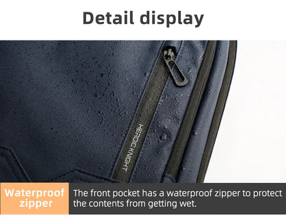 Slim Backpack For Men 15.6 Inch Laptop Bags Waterproof Minimalist Business Backpack With USB Charging Casual Travel Work Bag