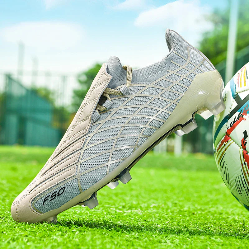 8552 High Quality Mens Soccer Shoes Training Non-Slip Turf Soccer Cleats TF/FG Football Sneakers Chuteira Campo F50