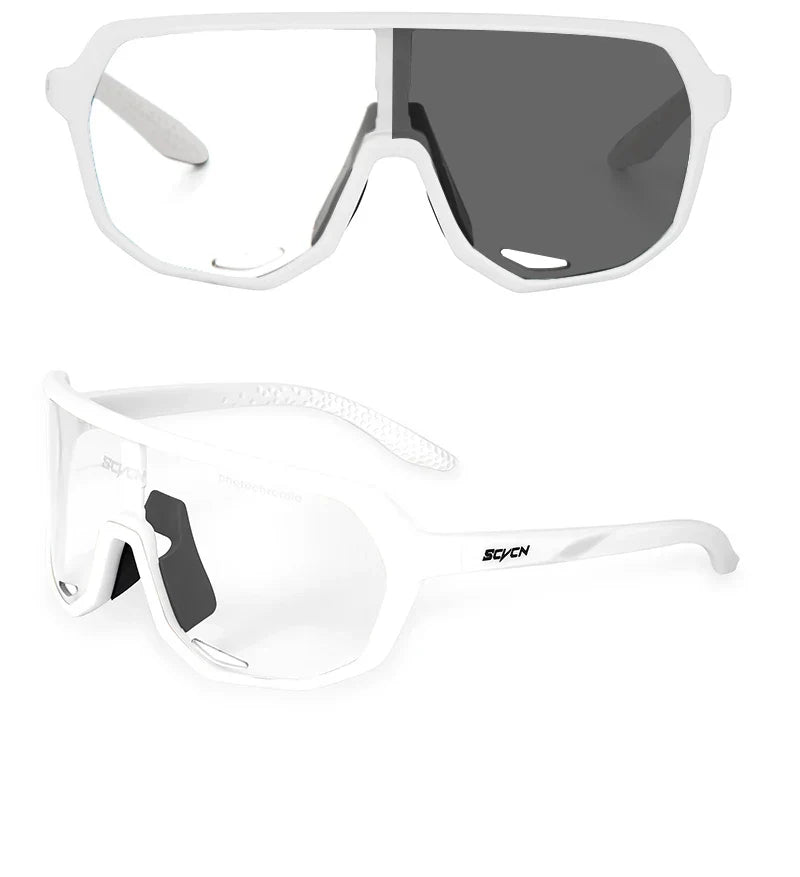 Photochromic Cycling Sunglasses Cycling Glasses UV400 Bicycle Eyewear Sports MTB Outdoor Bike Goggles Sunglasses Eyepieces