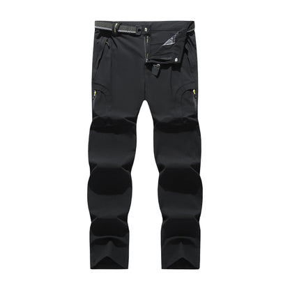 Four sided elastic quick drying pants for men's mountaineering outdoor pants, light and thin for women's summer elastic breathab