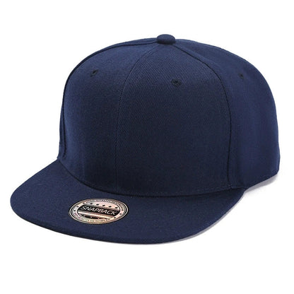 Color-Blocked Flat-Brim Baseball Cap Versatile  Sunshade and Sun Protection Hat Outdoor Fashion Unisex Street Hip-Hop Hat