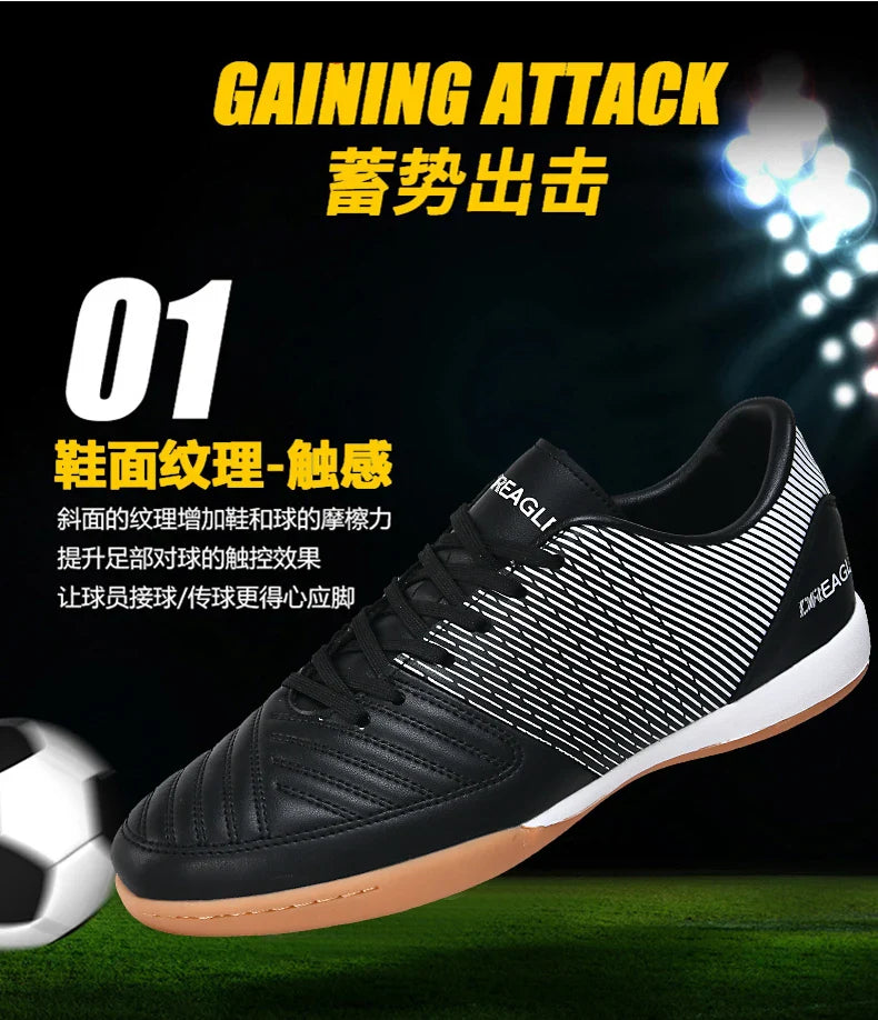 Hot Sale Youth Long Nail Soccer Shoes Children Students Large Size Broken Nail Soccer Shoes Unisex Training Shoes 35-45#