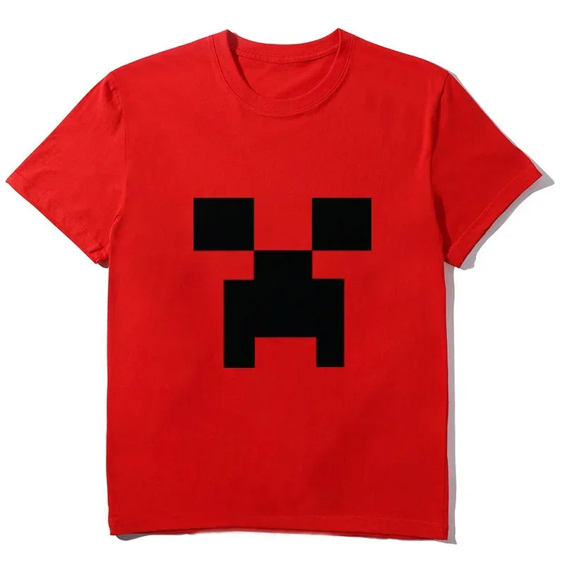 3D printed retro pattern men's and women's casual round neck fashionable loose comfortable short sleeved T-shirt