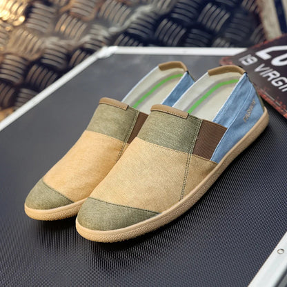 Fisherman's Shoes Fashion Flat Canvas Sneakers Slip On Men's Espadrilles Walking Casual Shoes For Men Loafers Summer