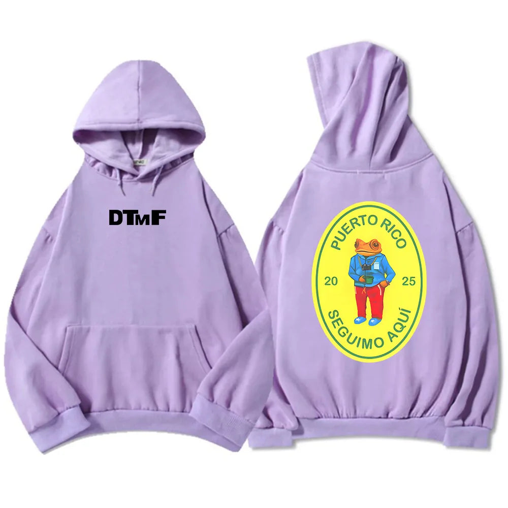 Hoodies Bad Bunny Singer Printing Sweatshirts Men Women Clothing Sudaderas Hombre Male