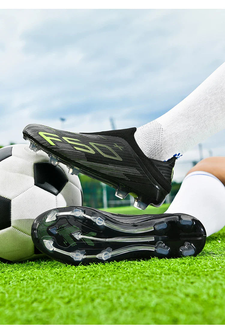 New Men Soccer Shoes Cleats Grass Futsal Comfortable Turf Football Boots Sports Ultralight FG/TF Non Slip Indoor Adult Sneakers