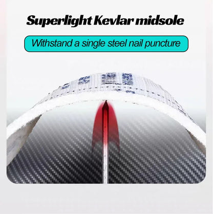 Men‘s Safety Shoes with Steel Toe Puncture Proof Anti-smash Work Sneakers Lightweight Breathable Black Sneakers for Construction