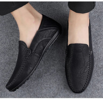 2025 shoes men's lazy one-pedal spot solid color men's shoes summer men shoes British cross-border large-size casual