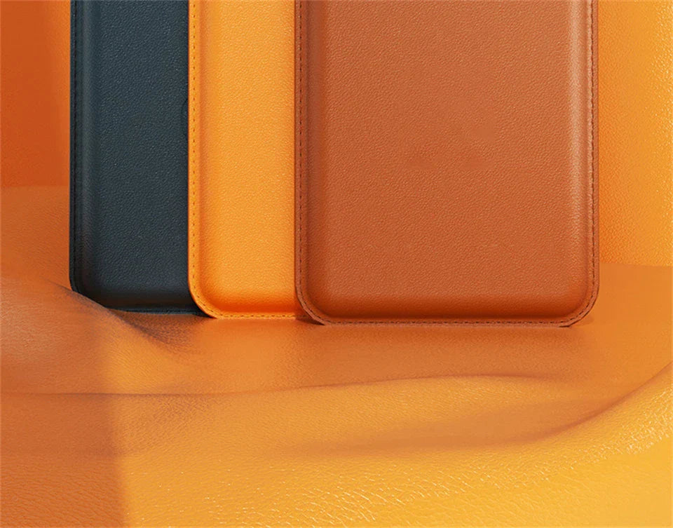 For Magsafe Wallet Card Holder Case For Apple iPhone 17 16 15 14 13 12 Pro Max Magnetic Leather Bag Adsorption Cover Accessory