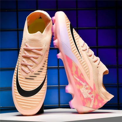 New Men Football Boots Training Breathable Soccer Shoes Wholesale Unisex Professional Ultralight Indoor Futsal Drop Shipping