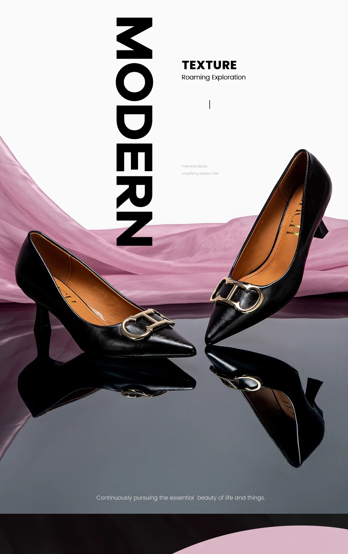 Brand Women's Shoes Pointed Toe High Heels Patent Leather Dress Heels Boat Shoes Wedding Shoes Large Size 34-40