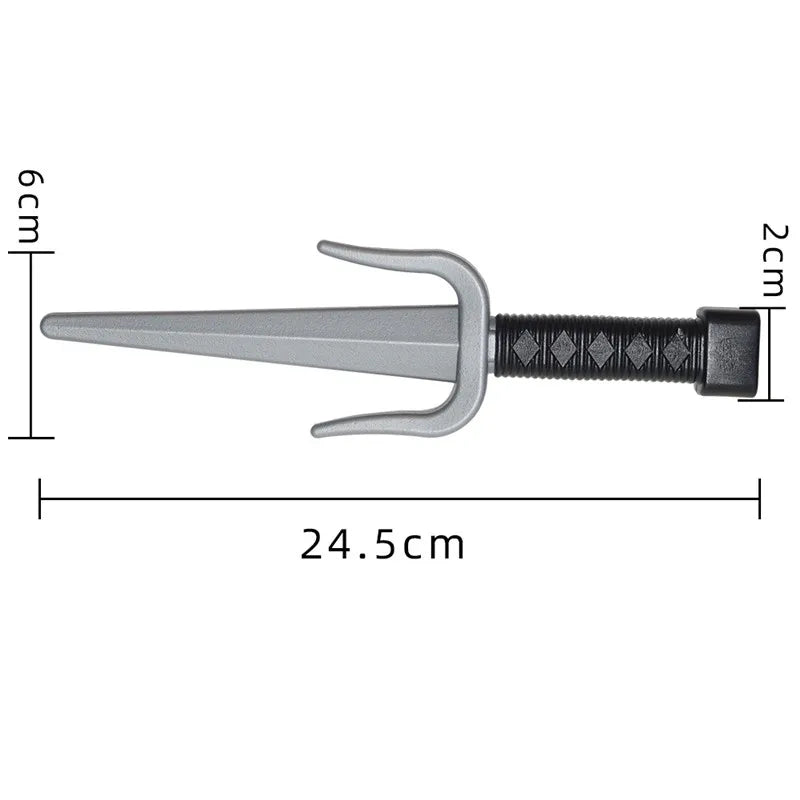 Boys Ninja Deluxe Costume for Kids with Weapon Accessories Kids Kung Fu Outfit Halloween Ideas Gifts with Bayonet Toys
