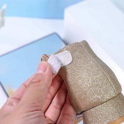 Fashion Children's Summer Sandals Sequins Simple Girls Causal Princess Low-heel Dress Shoes Wedding Party Kids High-top Sandals