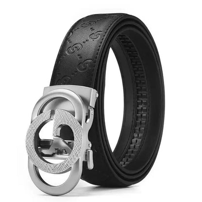 Top-quality cowhide and leather men's belt, fashionable and casual luxury brand jeans belt, multifunctional design men's belt