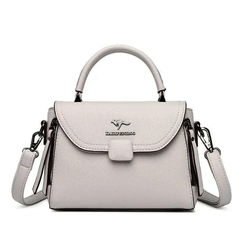 Authentic High Quality Soft Leather Luxury New Designer Fashion Casual Women's Shoulder Bag Handbag Crossbody Bags for Women2024