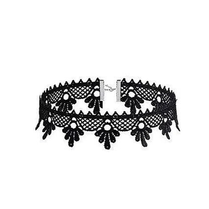 Punk Black Sexy Lace Chokers Necklace For Women Fashion Retro Clavicle Chain Halloween Collar Choker Steampunk Gifts