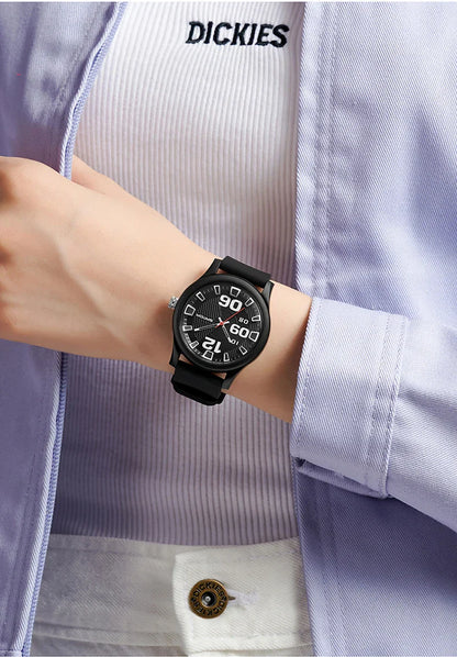 Fashion women's watches, simple casual Soft silicone strap lady watches waterproof, nurse watches for woman, ladies wristwatch