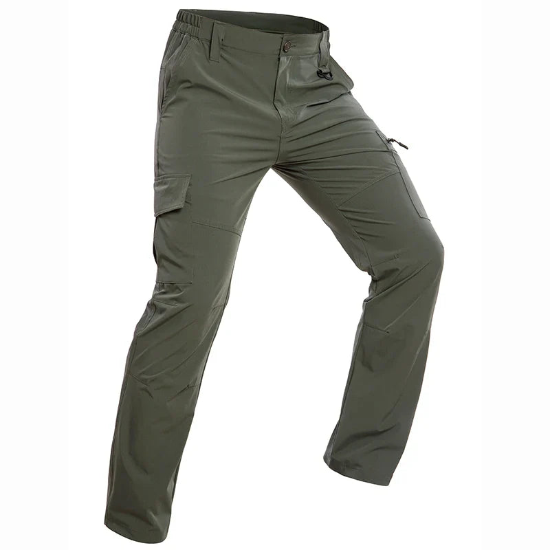 Men’s Quick Dry Hiking Pants Lightweight Water Resistant Tactical Work Outdoor Fishing Cargo Trousers