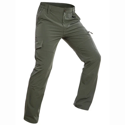 Men’s Lightweight Hiking Pants Quick Dry Water Resistant Tactical Work Outdoor Fishing Cargo Trousers