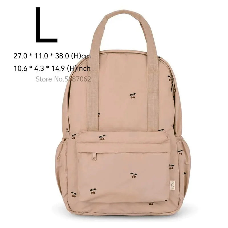 Baby Backpack Parent-child Kids Schoolbag Kindergarten Bags Brand Traveling Cherry Children's Boys Girls Mom Storage
