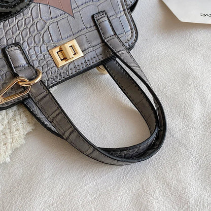 Cartoon Girl Handbag High Quality PU Leather Shoulder Bag for Women Pearl Crossbody Bag Designer Messenger Bag Female Satchel