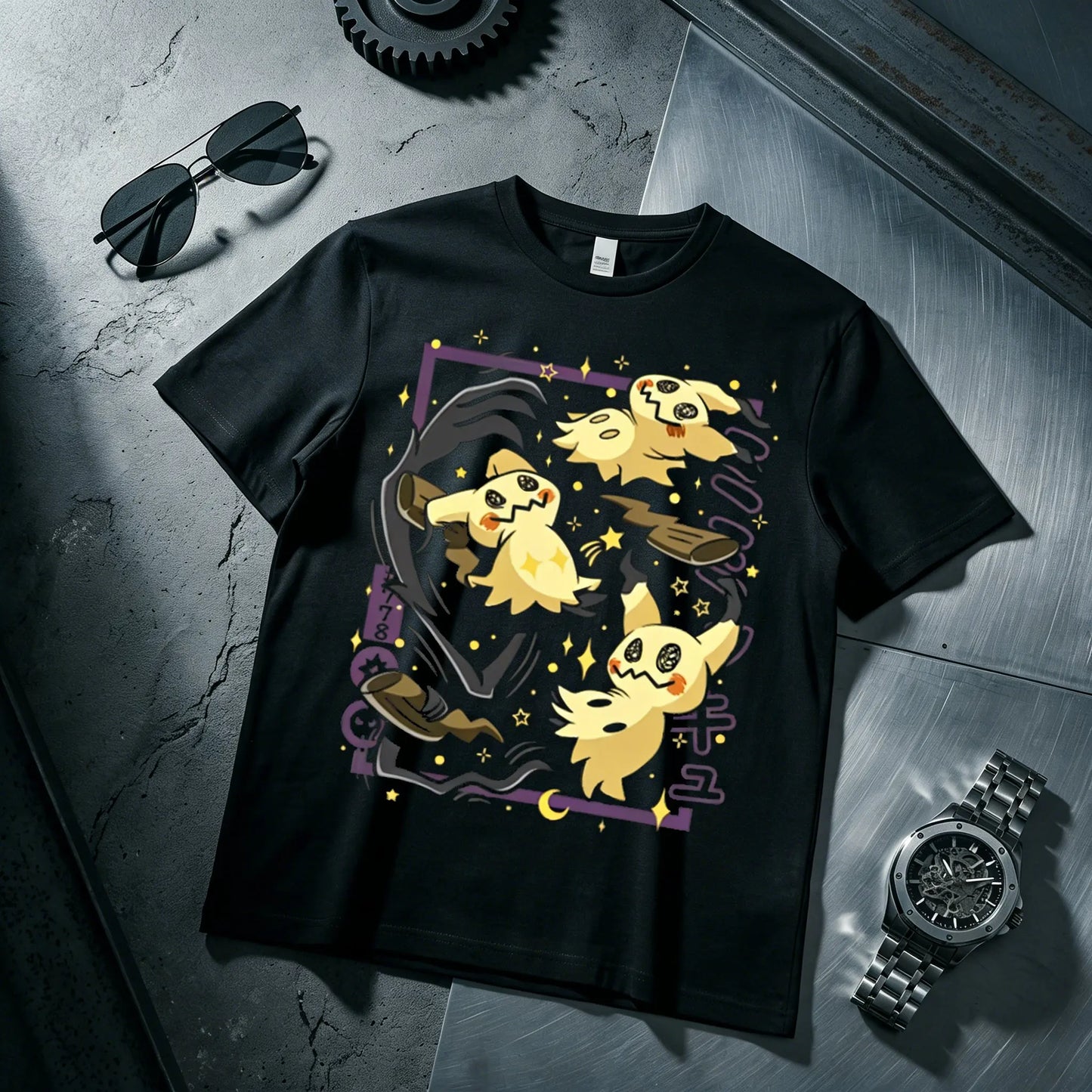 Graphic T-shirt Man Women 2026 Summer Y2k Oversized Casual Short Sleeve Tee Top Parent-child Clothing Streetwear
